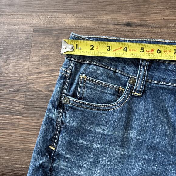 Kut from the Kloth Farrah Baby Bootcut Jeans Womens Sz 4 Mid Rise Medium Wash - Picture 7 of 12